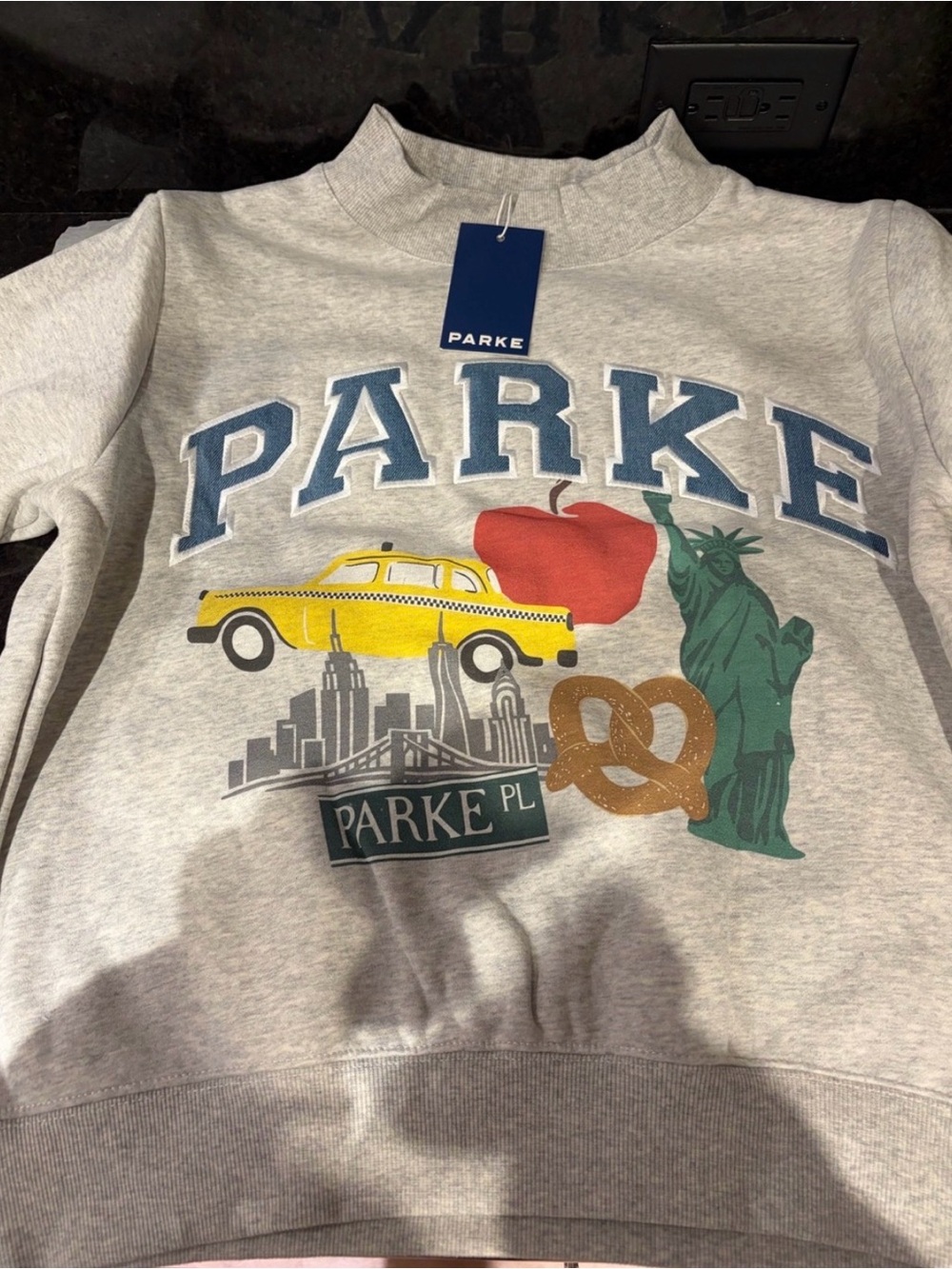 Parke NYC Pop-Up Denim Mockneck